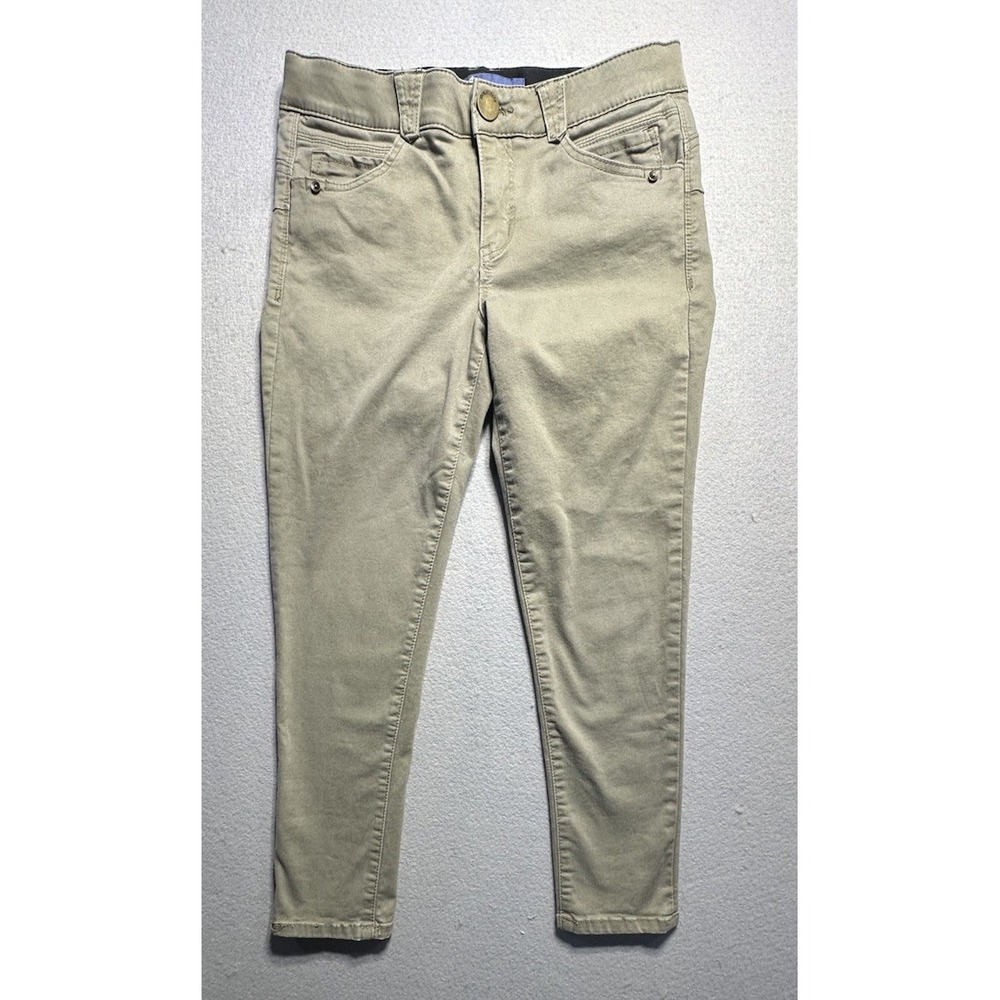 Democracy AB Technology Skinny Stretch Jeans Womens Sz 8 Green Tapered